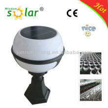 white garden solar light ball,solar mushroom garden light,solar power pillar light